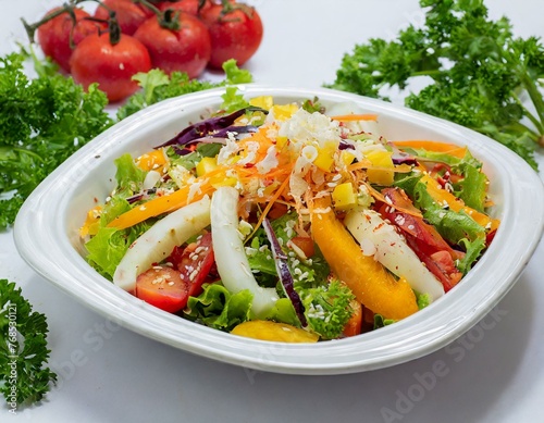 salad with vegetables