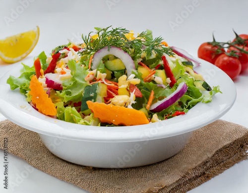 salad with vegetables