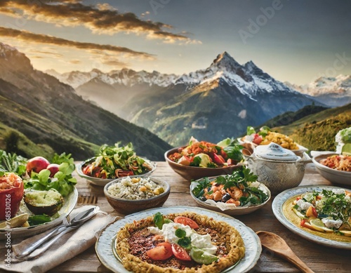salad on the table