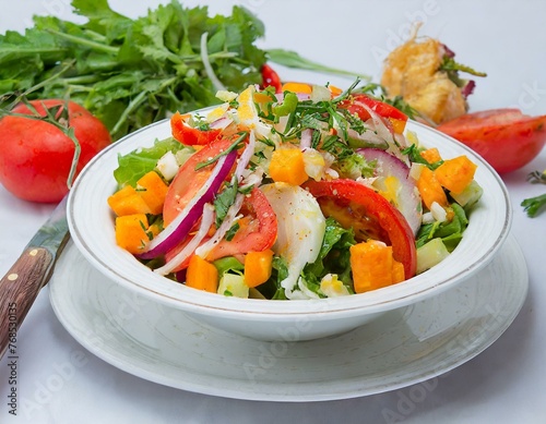 salad with vegetables