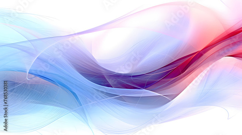 Digital smoky flowing red and blue curve abstract graphic poster web page PPT background © yonshan