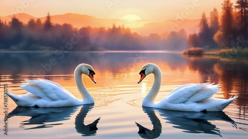 Swan Lake Serenity