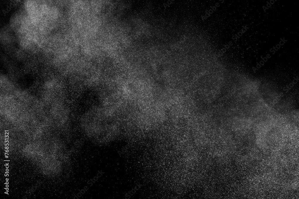 Dark texture. Black grunge wall. Gray pattern surface. Light fog backgrounds. Cloud sky night.	
