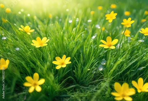 yellow daffodils in grass