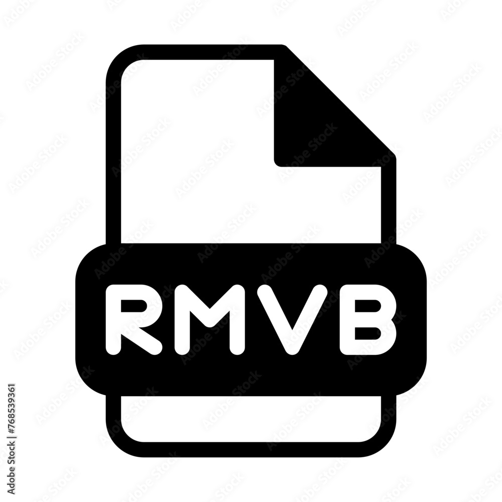 Rmvb file format video icons. web files label icon. Vector illustration. Rmvb file format video icons. web files label icon. Vector illustration.
