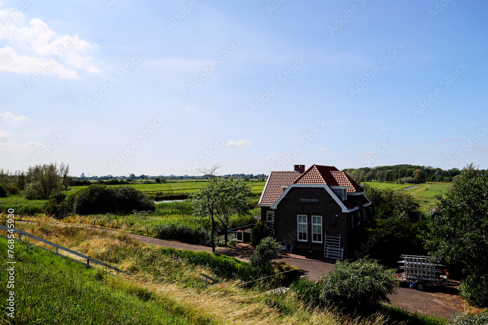 former pumping station of the Blaardorpse Esse and Gansdorp polder (reclaimed land) in Nieuwerkerk aan den IJssel former pumping station of the Blaardorpse Esse and Gansdorp polder (reclaimed land) in Nieuwerkerk aan den IJssel