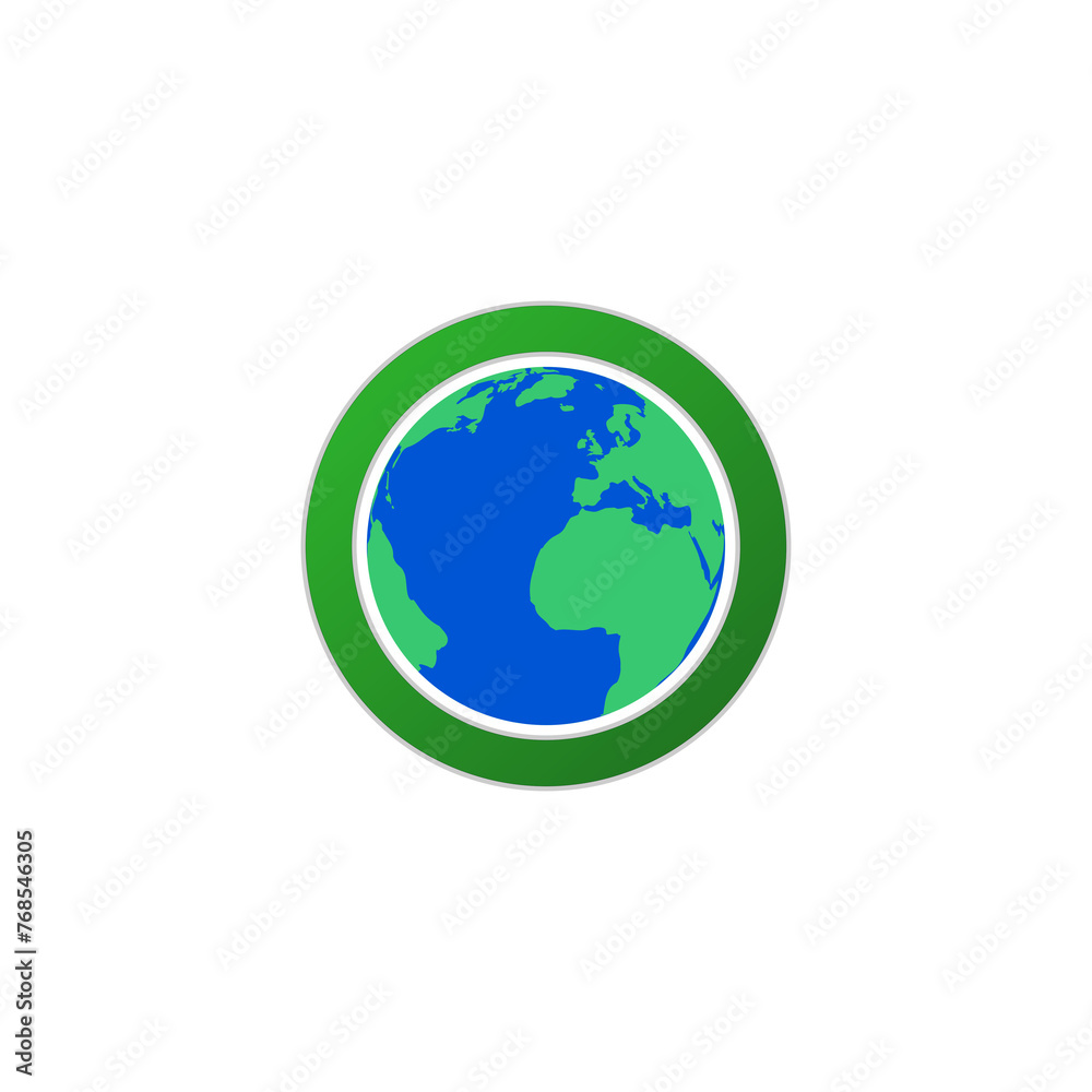 Earth planet icon isolated on transparent background Earth planet icon isolated on transparent background