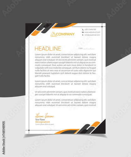 letterhead Modern business and corporate template Free
