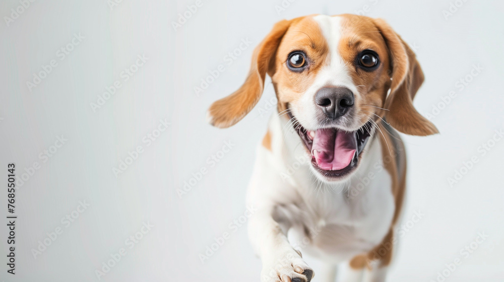 beagle dog looking at camera beagle dog looking at camera