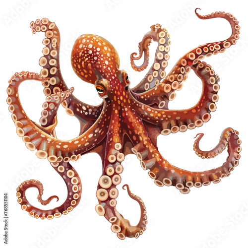 Octopus Clip Art Crochet Clipart 