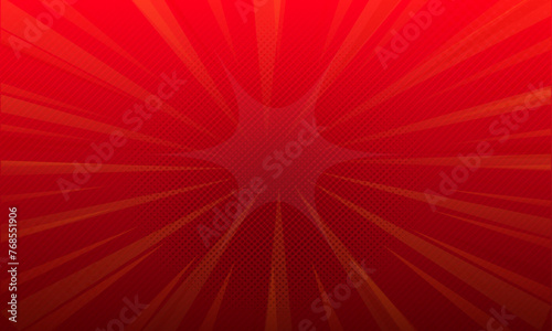 vector flat design red comic style background