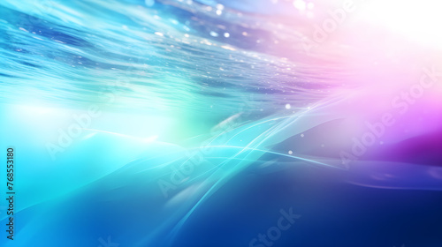 abstract blue background with light rays
