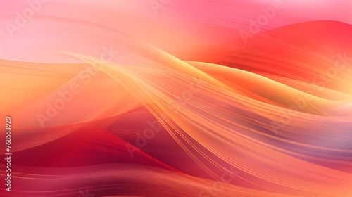 red abstract background with waves curve