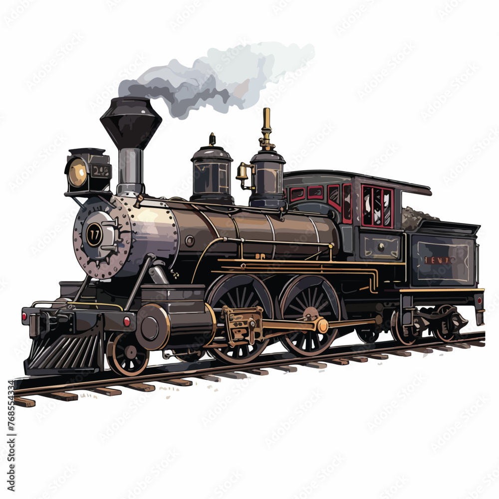 Steam Engine Train Clipart 