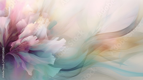 dreamy elegant beauty light soft pastel abstract floral background with flowers