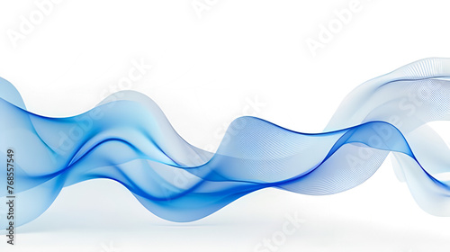 abstract wave on transparent background
