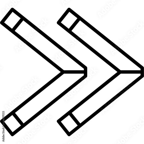 Double Chevron Icon