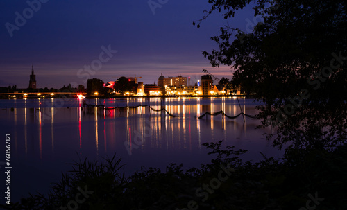 Potsdam Zentrum am Abend.