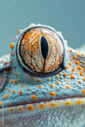 Macro photography of a frog's eyes © Yulia Furman