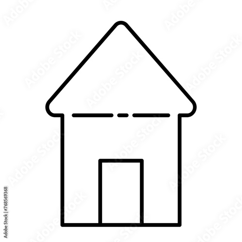 house in line style