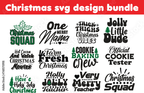 Christmas svg design bundle, Merry Christmas letterign design bundle, Christmas SVG Quotes Design t shirt Bundle, marry Christmas design collection.