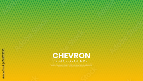 Seamless chevron pattern with green-yellow background. Vector geometric illustration.