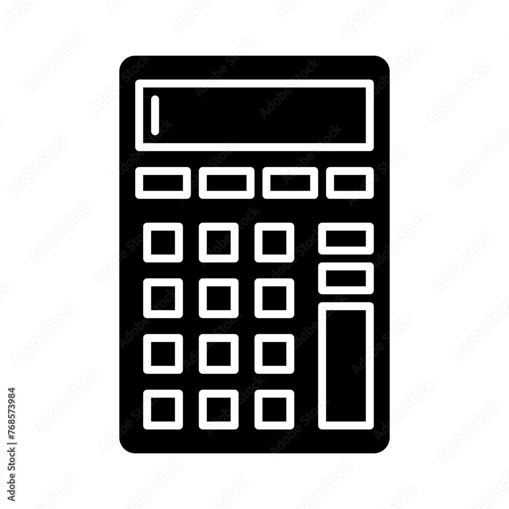 calculator solid style calculator solid style