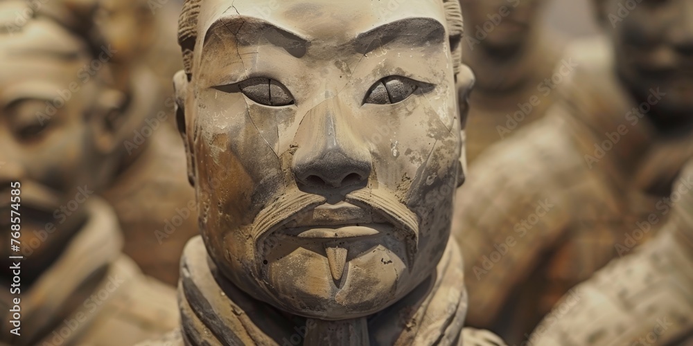 Xi'an Terracotta Warriors Mystic - obrazy, fototapety, plakaty 