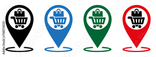 Location icon. Map pin. gps. place marker. GPS location symbol collection. Set of map pin location icons. Modern map markers. isolated on white.