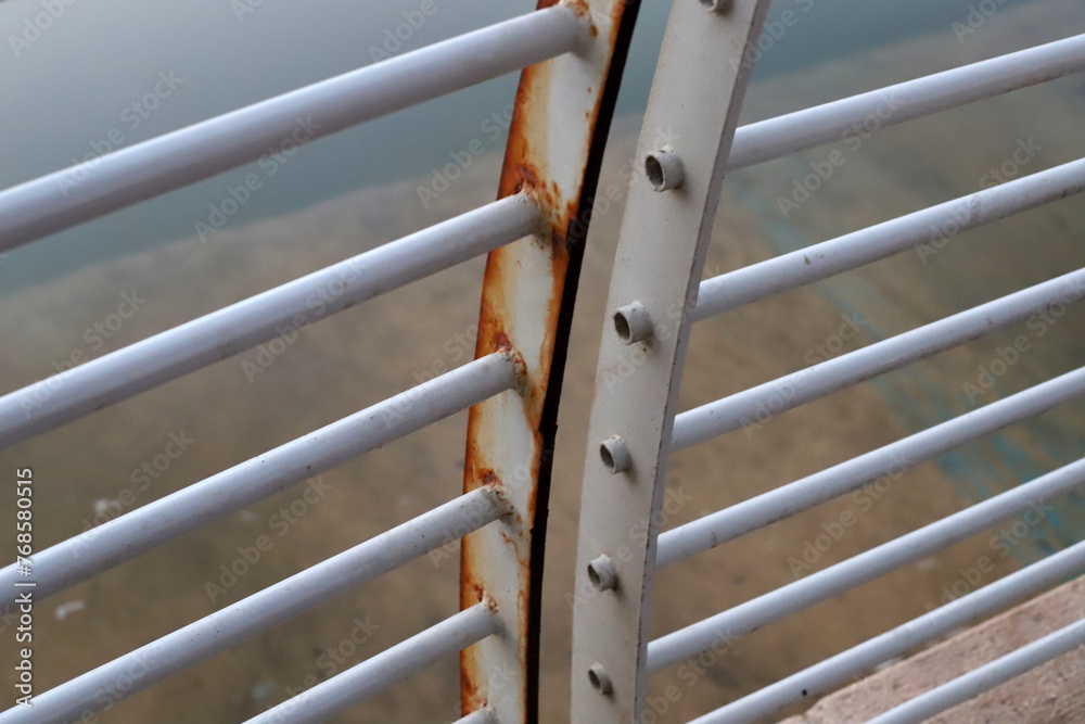Texture of old and rusty iron. Rusty metal products. Texture of old and rusty iron. Rusty metal products.