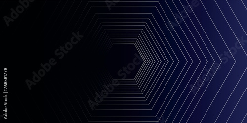 Fototapeta Naklejka Na Ścianę i Meble -  Absorption tunnel on a black background. Hypnotic abstract illusion. Abstract 3d portal. 3d rendering. eps10