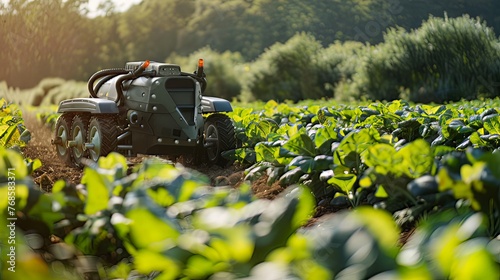 Pioneering the agricultural landscape, robotic systems and autonomous vehicles converge in a smart farm setting, underpinned by the transformative potential of 5G technology. - photo