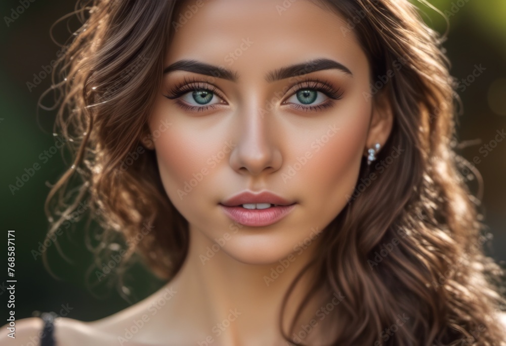 A Portrait Of Breathtakingly Gorgeous, Exotic, Beautiful Woman.
A Portrait Of Breathtakingly Gorgeous, Exotic, Beautiful Woman.