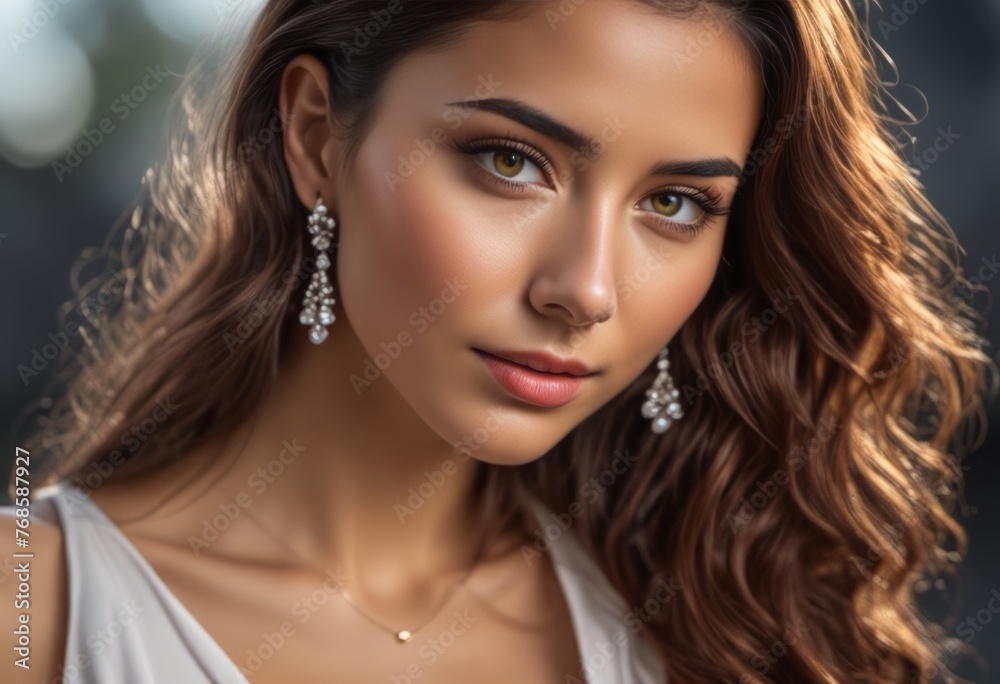 custom made wallpaper toronto digitalA Portrait Of Breathtakingly Gorgeous, Exotic, Beautiful Woman.