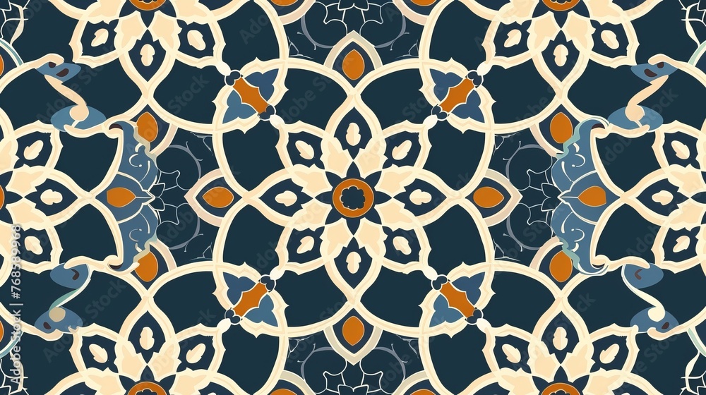 Traditional background and icons Traditional background and icons