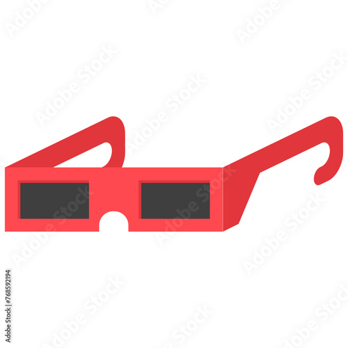 Paper solar eclipse glasses vector cartoon illustration isolated on a white background. © Roi_and_Roi