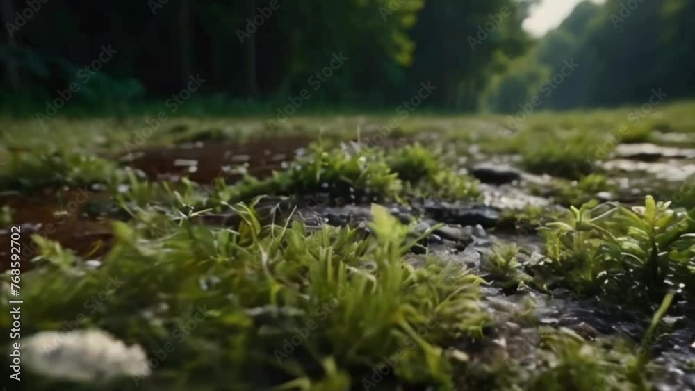 generative ai grass wet by rain generative ai grass wet by rain