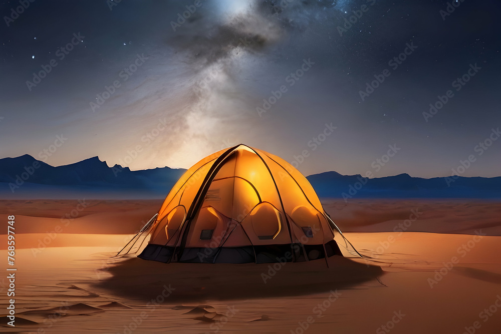 tent in the night   tent, camping, camp, nature, night, beach, travel, sky, summer, landscape, mountain, hiking, adventure, Ai generated 