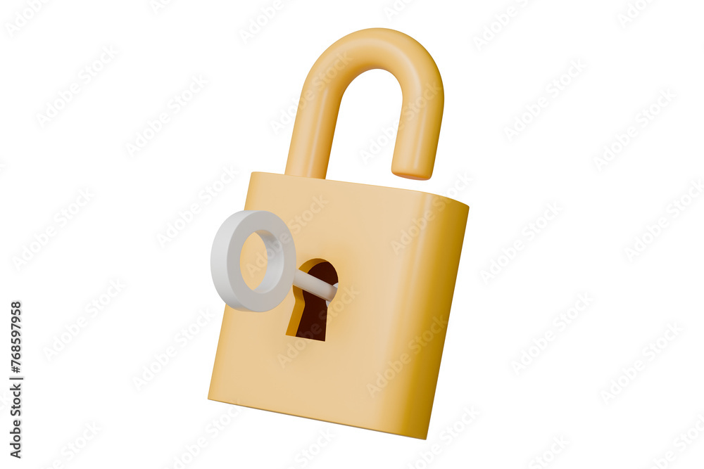 3d Padlock with key icon isolated on purple pastel background. Data protection, private access icon, password security access, privacy protection, personal information. Security concept. 3d rendering. 3d Padlock with key icon isolated on purple pastel background. Data protection, private access icon, password security access, privacy protection, personal information. Security concept. 3d rendering.