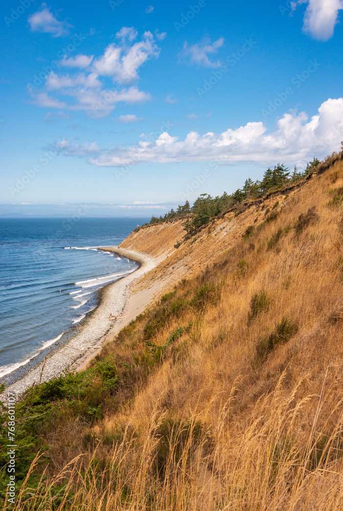 Coastal Overlook at Fort Ebey State Park in Washington State