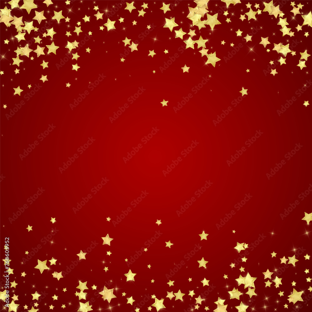 Magic stars vector overlay. Gold stars scattered Magic stars vector overlay. Gold stars scattered