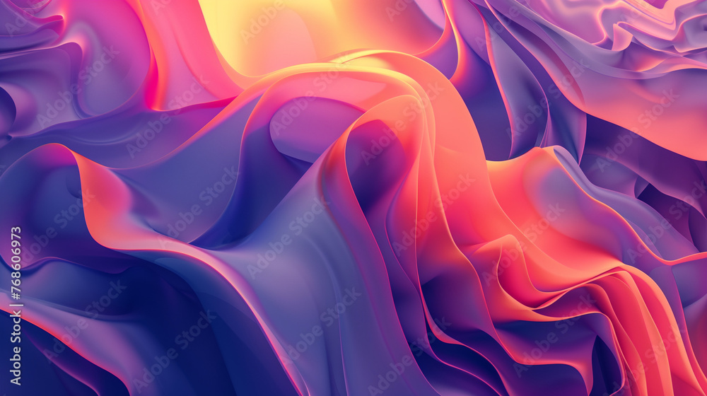Fluidity in Design: Abstract Background with Dynamic Shapes and Gradients Fluidity in Design: Abstract Background with Dynamic Shapes and Gradients