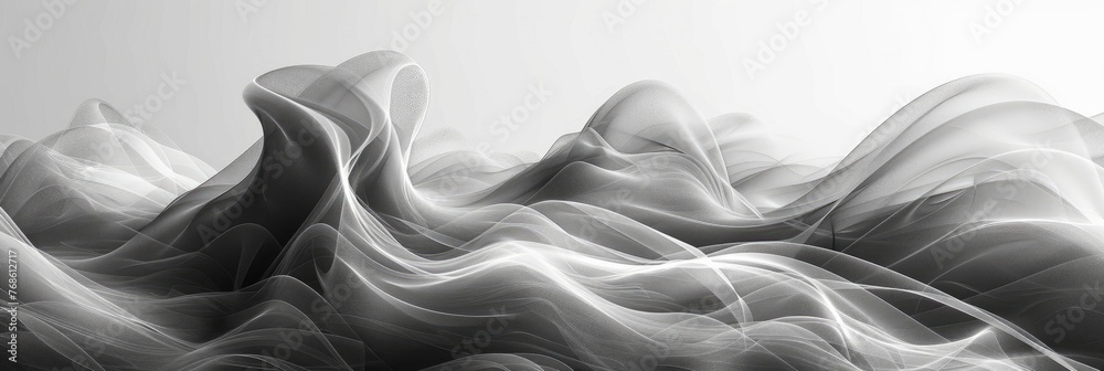 Fototapeta premium Abstract Background Gradient Quicksilver, Background Image, Background For Banner, HD