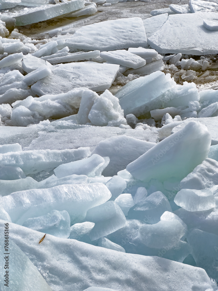 Thawing Ice Patterns Thawing Ice Patterns