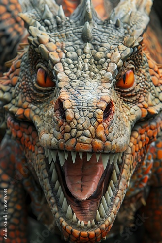 Fierce Dragon With Mouth Open © Jorge Ferreiro