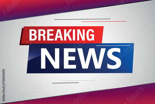 breaking news poster banner graphic design icon logo sign symbol social media website coupon

