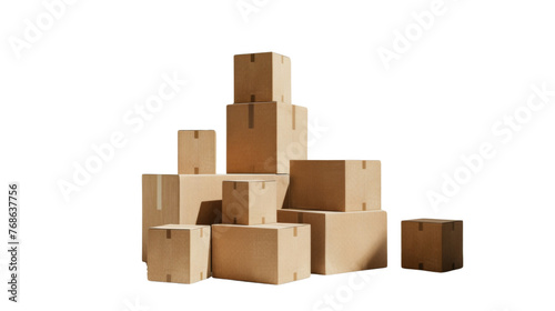 Cardboard packages © PNG Kingdom 