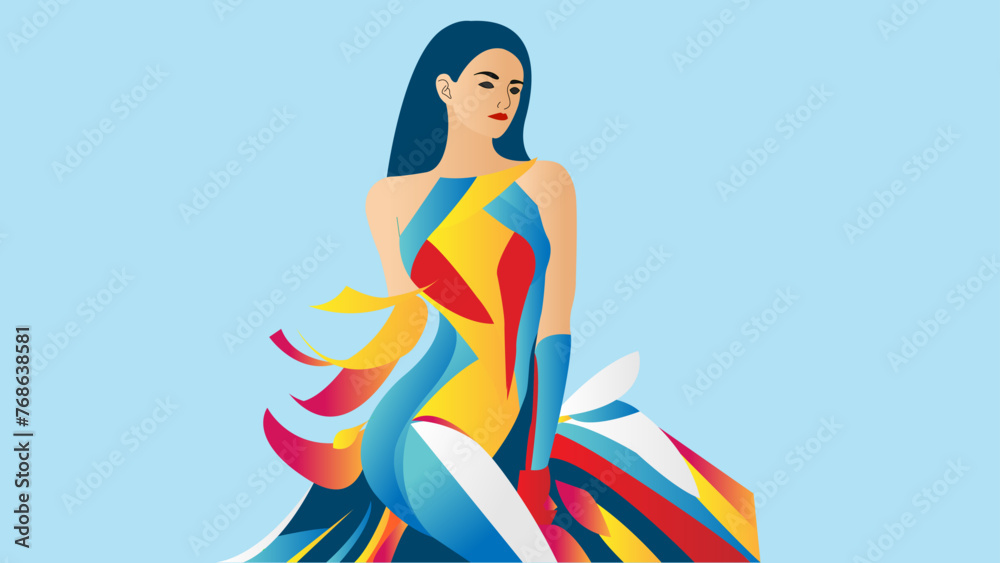 Obraz premium 3d girl