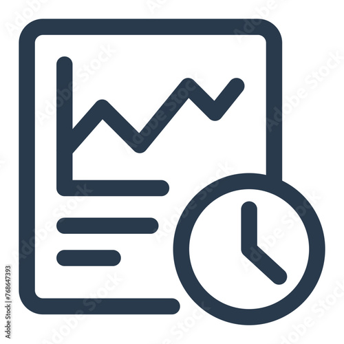 Real time Data Insights Driving Business Intelligence Solutions Vector Icon Illustration