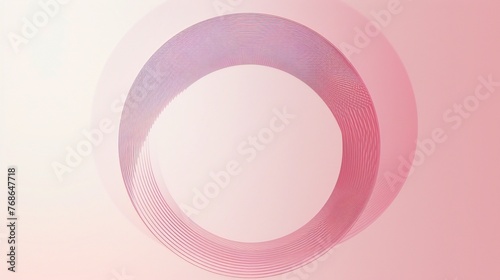 Elegant Blush Circle: Admire the elegance of a blush circle, a testament to beauty in simplicity.